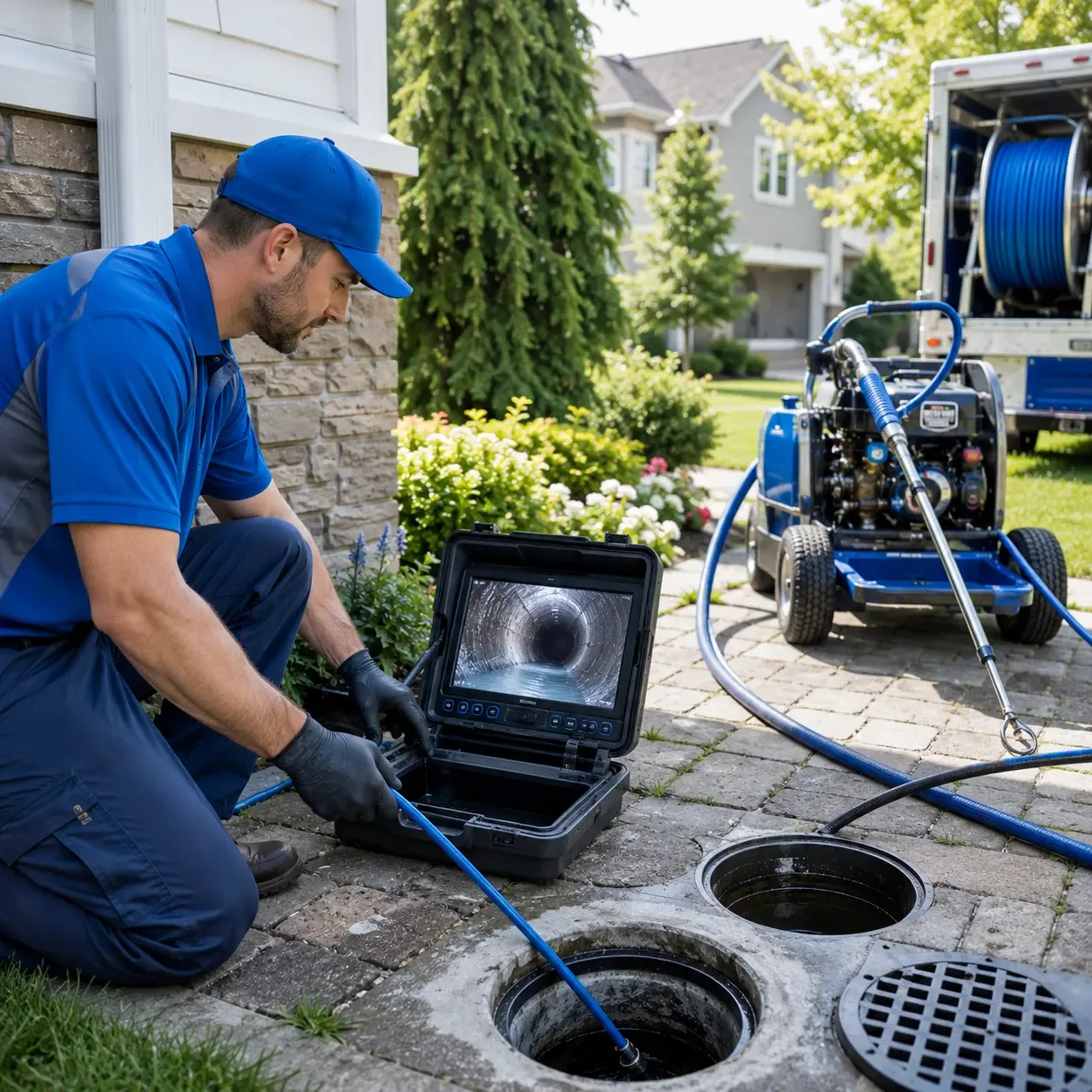 Outdoor drain cleaning professionals serving Revloc, PA